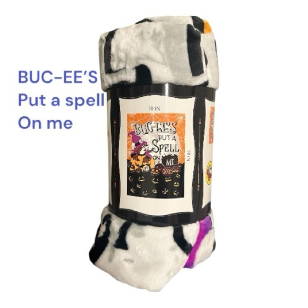 "Buc-ee's Blanket 2025 LIMITED EDITION Put a Spell on Me" Halloween Blanket